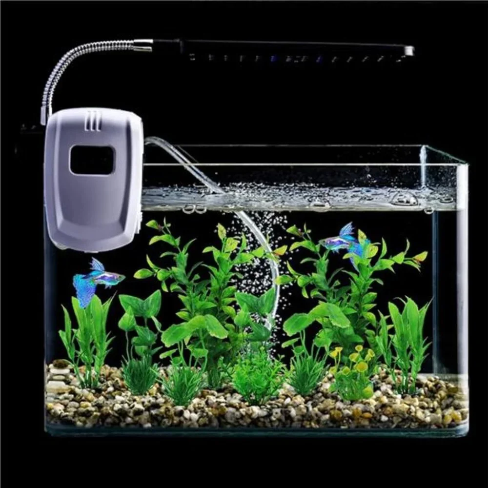 Fish Tank Accessories Green Plants, 10pcs Green Fish Tank Decorations,